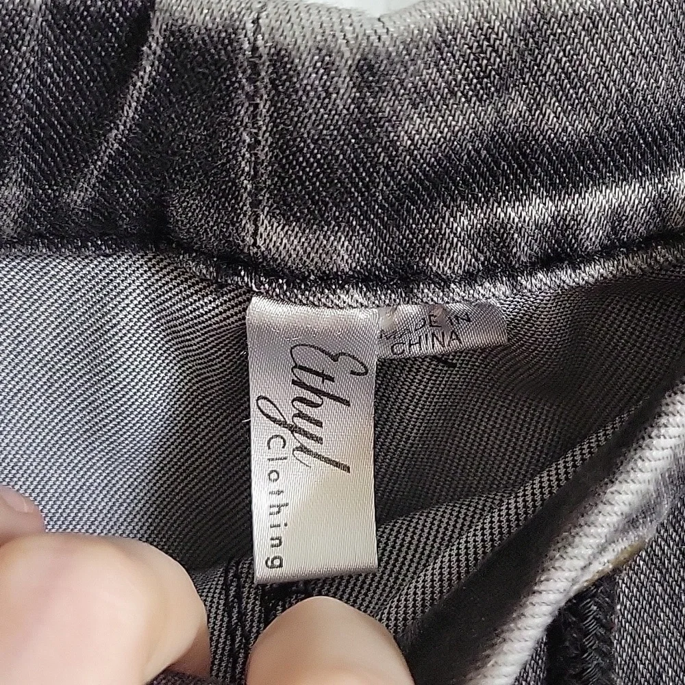 Ethyl Super Soft + Stretchy Denim Cargo Joggers - Picture 3 of 5